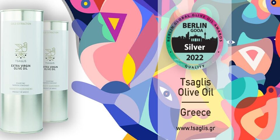 Berlin Global Olive Oil Awards 2022 - Silver award - Petros Tsaglis SA